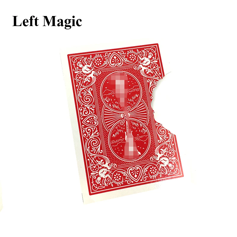 1Pcs Professional Bite Out Card Magic Tricks Card Magic Illusions Card Tricks Stage Magic Mental