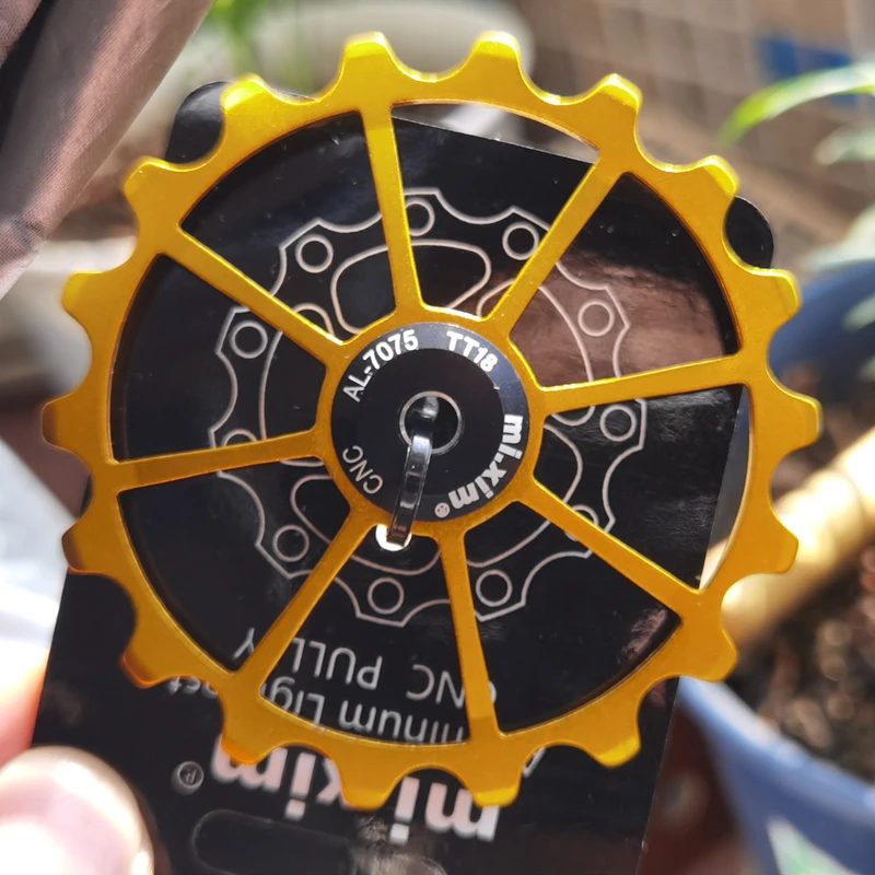 2021 New Bicycle Ceramics Rear Derailleur 14T 15T 16T 17T 18T Jockey Wheel Road MTB Guide Bike Ceramics Bearing Bicycle Parts
