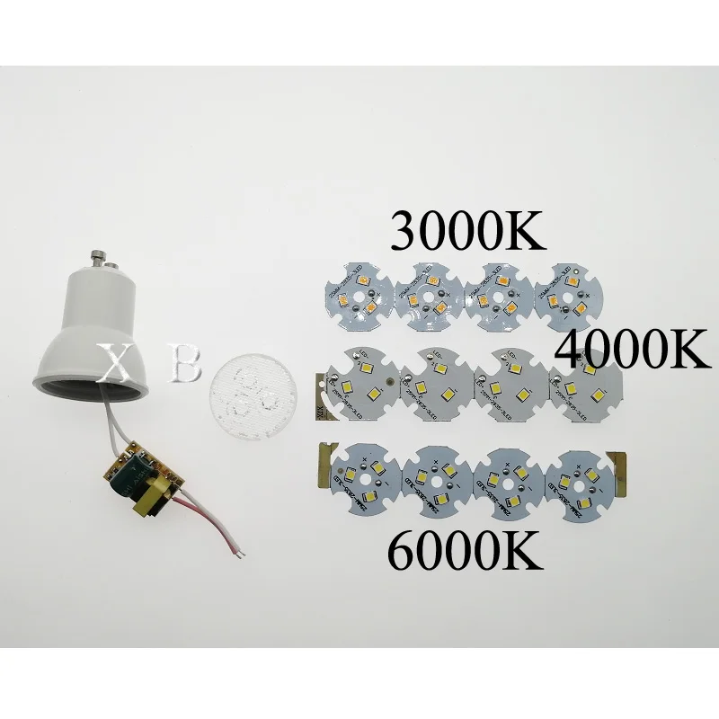 10PCS led bulb mini gu10 35mm spotlight 3W 220v 110v mr11 spot 120 angle for living room bedroom table lamp SMD Indoor lights
