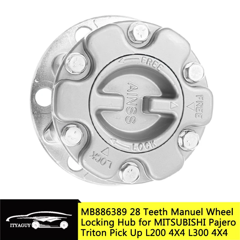 MB886389 28 Teeth Car Front Manuel Clutch Shaft Wheel Locking Hub For MITSUBISHI Montero Pajero Triton Pick Up L200 4x4 L300 4x4