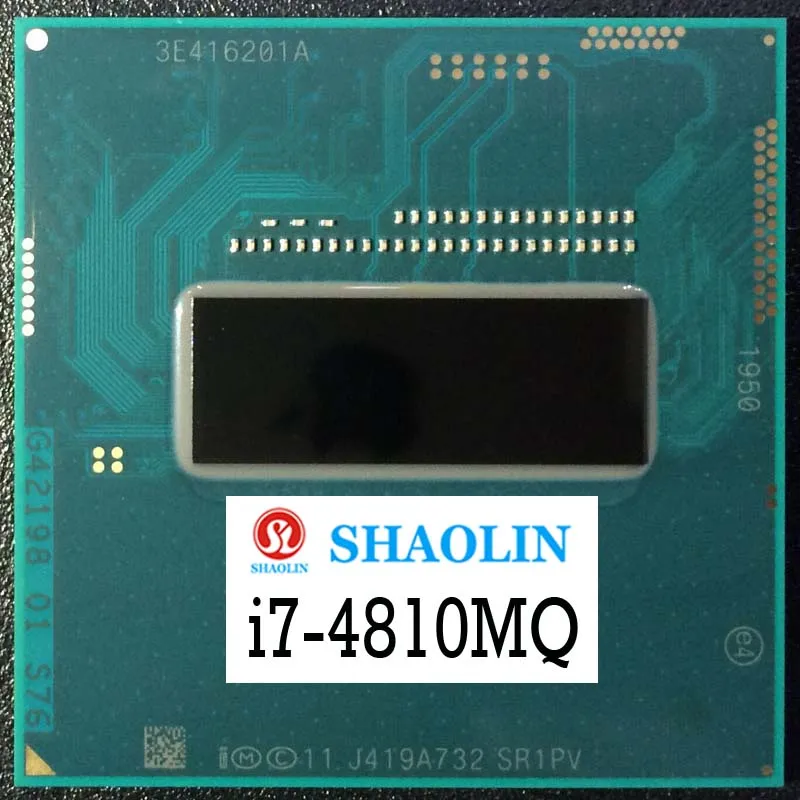 

40%off i7-4810MQ i7 4810MQ SR1PV 2.8 GHz Quad-Core Eight-Thread CPU Processor 6M 47W Socket G3/rPGA946B Original SHAOLIN