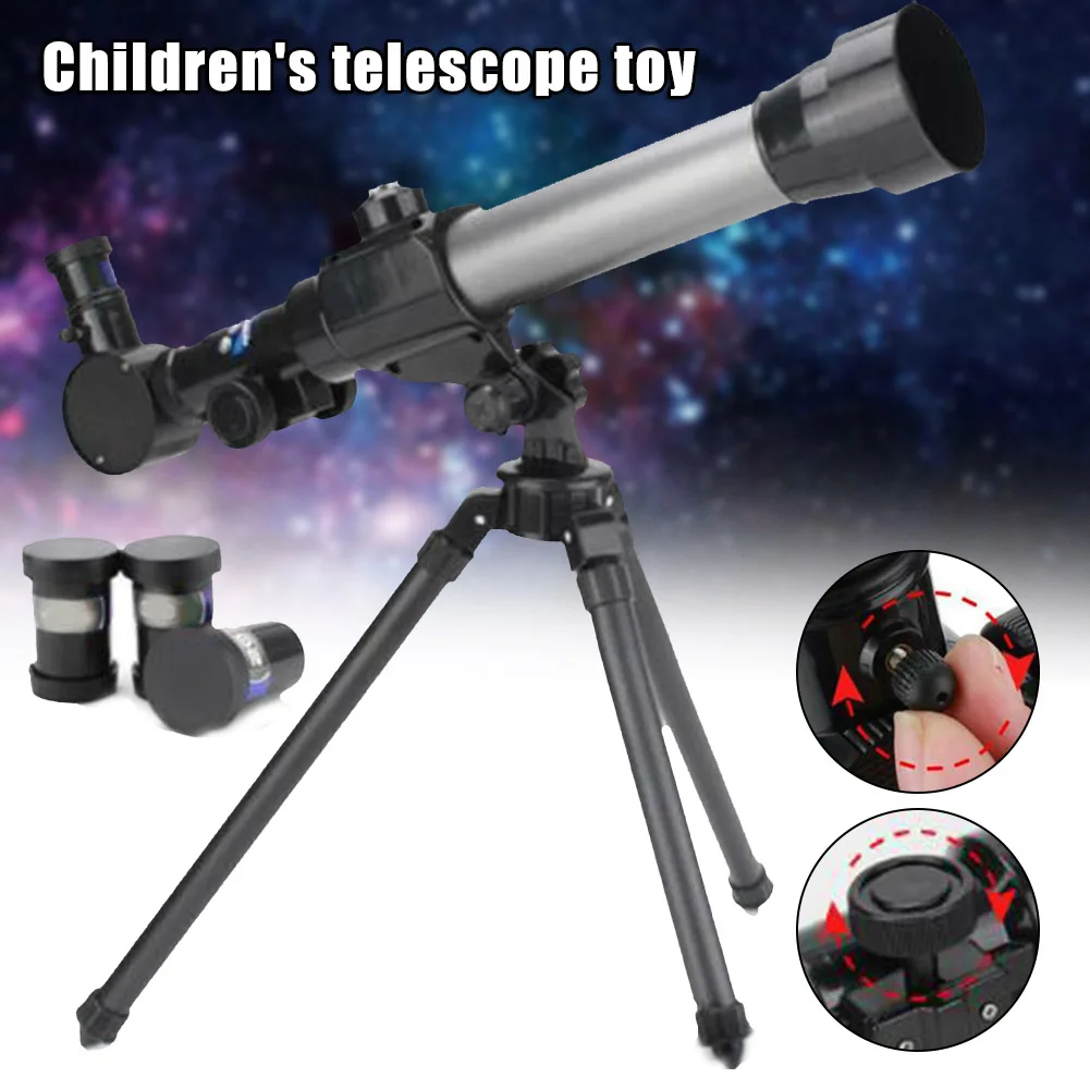 Astronomical Telescope for Christmas and Birthday, Science Toy, Astronomy, Stargazing, Binocolo Cannocchiale, Children