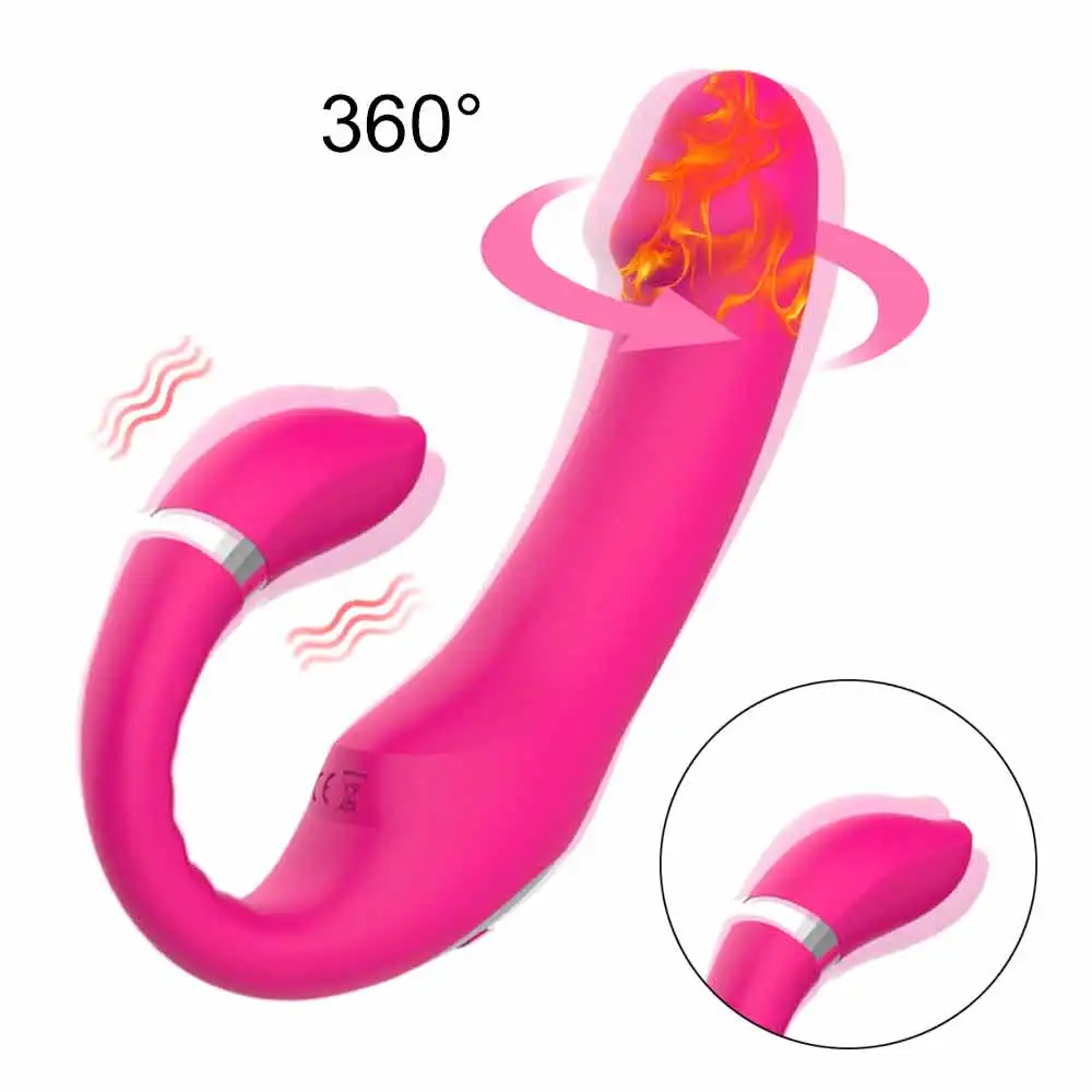 Strapless Dildo Vibrator For Women Double Penetration Strapon For Lesbian Anal Massager Toys For Adults 18 Sex Vibrator Female