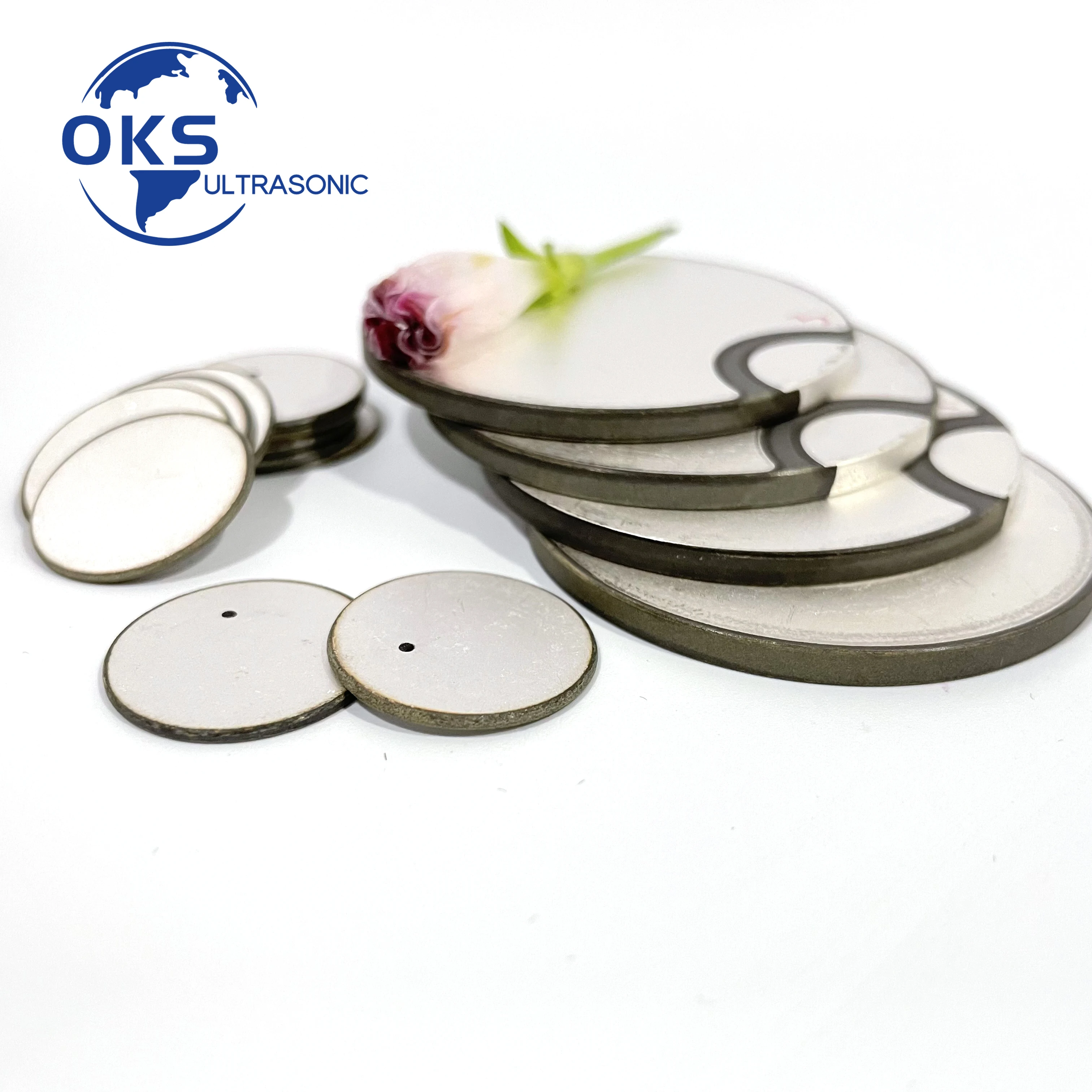 20*1mm 2MHZ Disc Piezoelectric Ceramic PZT , Medical Piezo Ceramic Disk