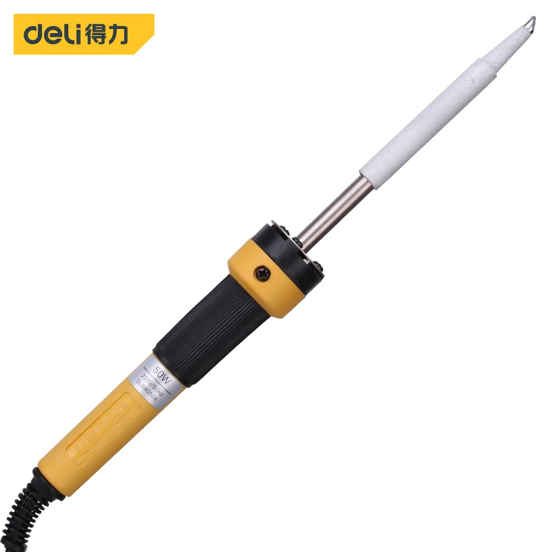 Deli DL88050A 50W Internal Heating Electric Soldering Iron Stainless Steel Material DIY Tools Electrician Tools Electrical Tools