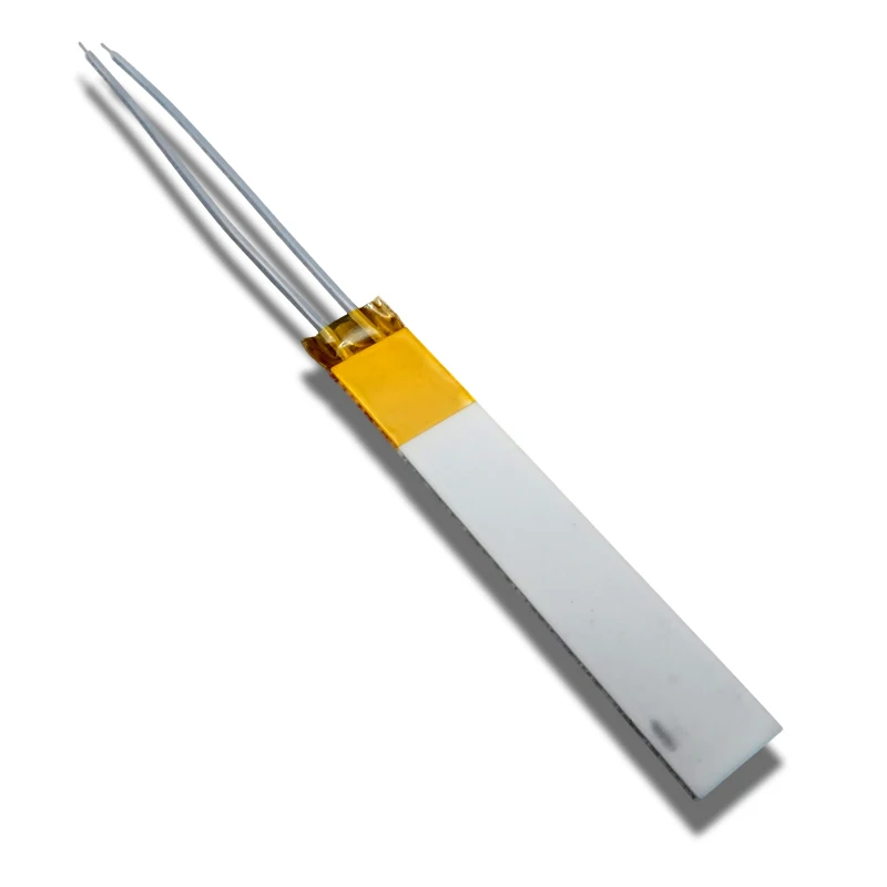 Piastra riscaldante per apparecchiature industriali piastra riscaldante in ceramica ad alta temperatura 50x10x1.3mm piastra riscaldante con striscia di allumina MCH