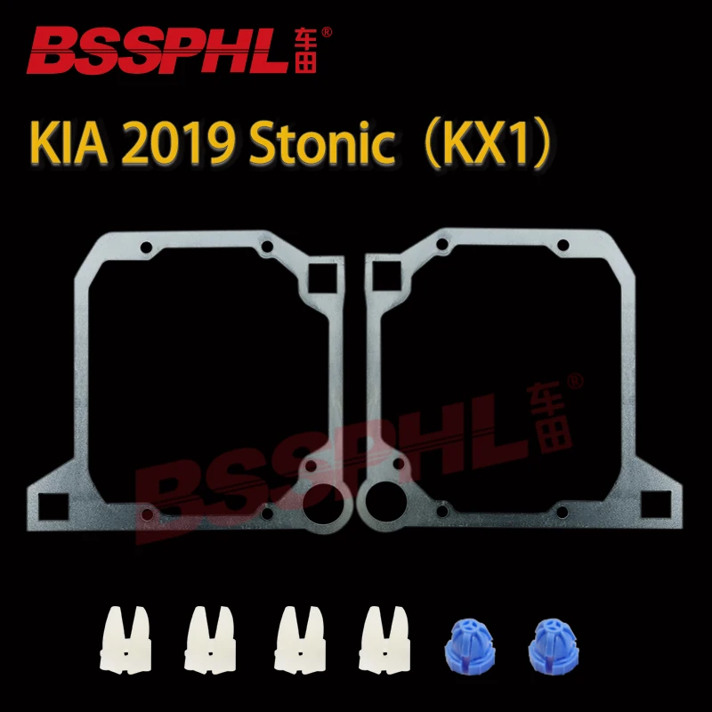 

BSSPHL Car-Styling Frame Adapter module DIY Bracket Holder for KIA KX1 Stonic 2019