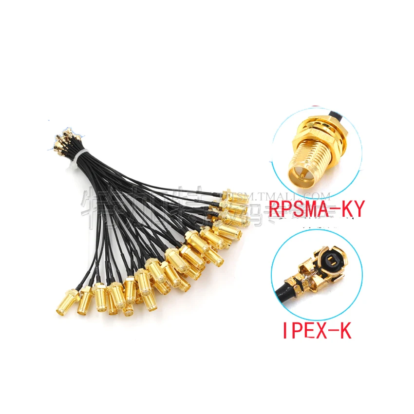 

5PCS/Lot IPX/IPEX/u.fl To RPSMA-K Female Plug Connector RF Coaxial Extension Pigtail Cable For WIFI/GSM/3G/4G 5CM/10CM/15CM/30CM