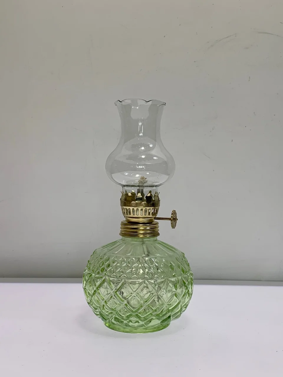 Vintage Kerosene Lamp Classic Country Style Colorful Glass table top decoration light Fireplace Nostalgia Night Light