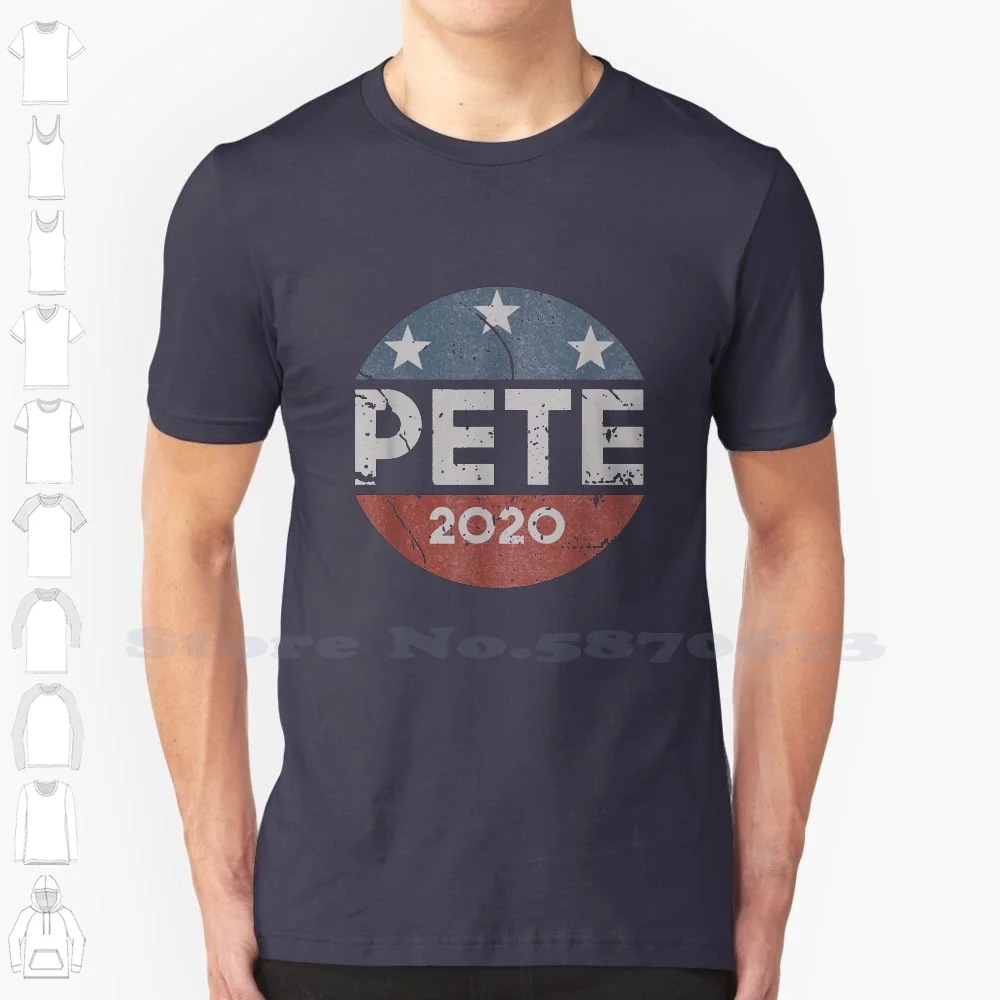 Vintage Mayor Pete Buttigieg For President 2020. 100% Cotton T-Shirt Up School Choice Grandparent Brother Makes St Presidential