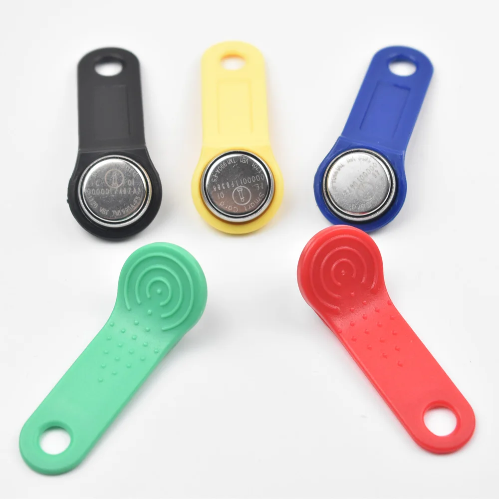 300pcs/Lot 1990A-F5 TM Card Touch Memory Ibutton/i-button Key Handle For Guard Tour System Sauna Lock Card