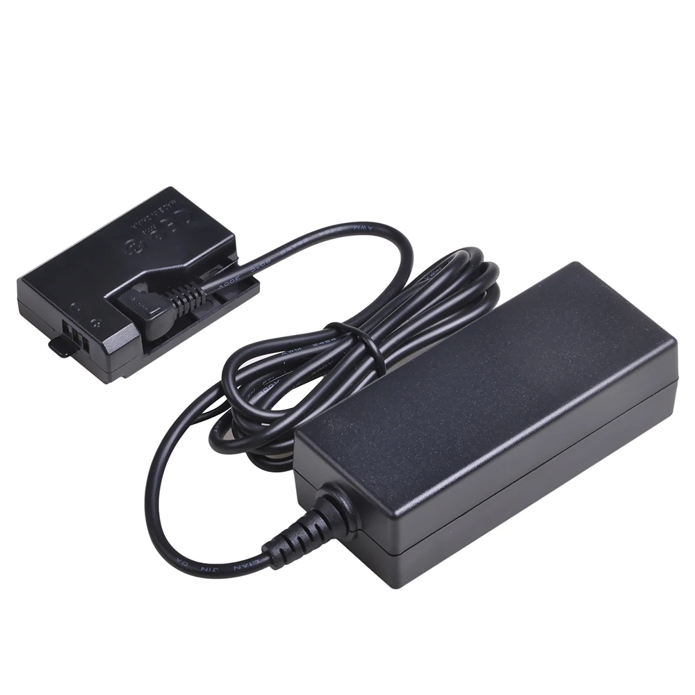 ACK-E10 AC Adapter+LP-E10 Dummy Battery DC Coupler Kit for Canon EOS 1100D 2000D,Continuous Power Supply for Live Streaming