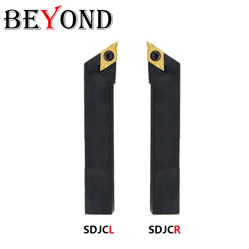 BEYOND 10mm 12mm 16mm External Turning Tool Holder SDJCR SDJCR1010H07 SDJCR1212H07 SDJCR1616H07 Lathe Cutter Carbide Insert Bar