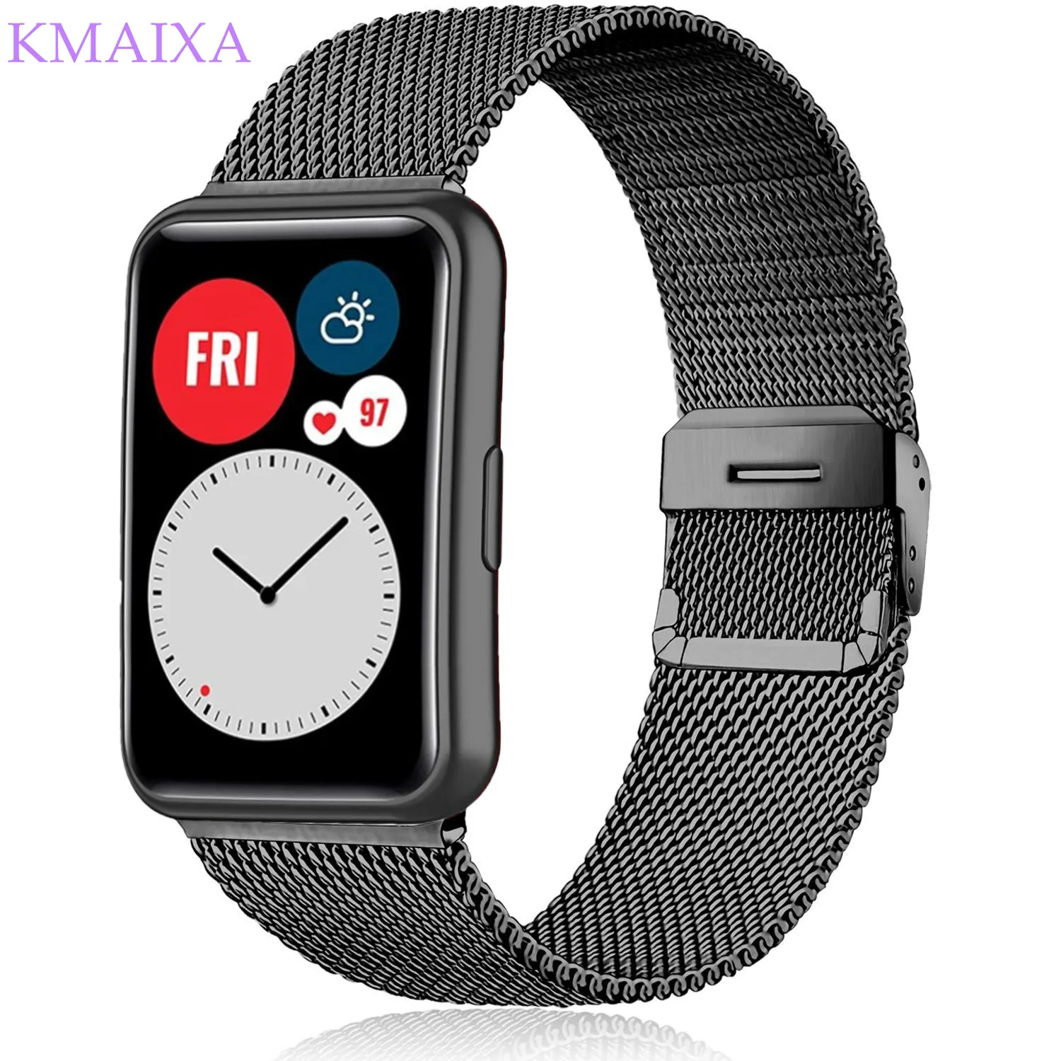 Milanese Band For Huawei Watch FIT Strap Accessories stainless steel metal buckle watchband bracelet Huawei Watch fit 2020 Strap