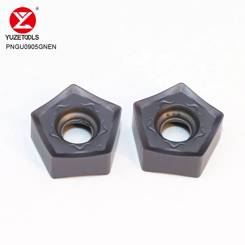 10PCS CNC Carbide Plane milling insert PNGU0905GNEN-MJ For alloy steel stainless steel cast iron processing