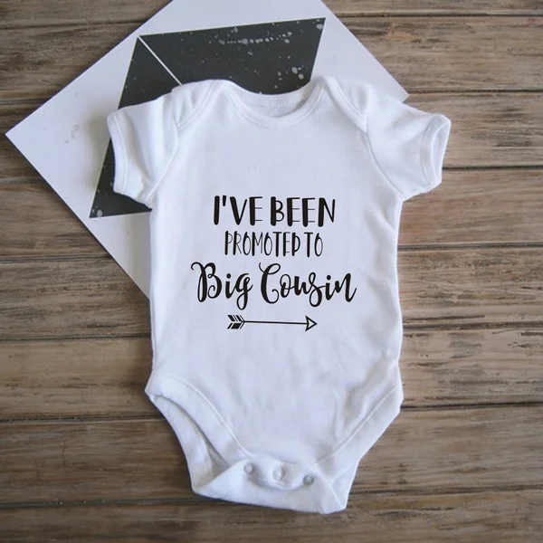 Big Cousin Shirt Ive Been Promoted To Big Cousin Big Cousin Baby Bodysuit Pregnancy Announcement New Cousin Baby Clothes