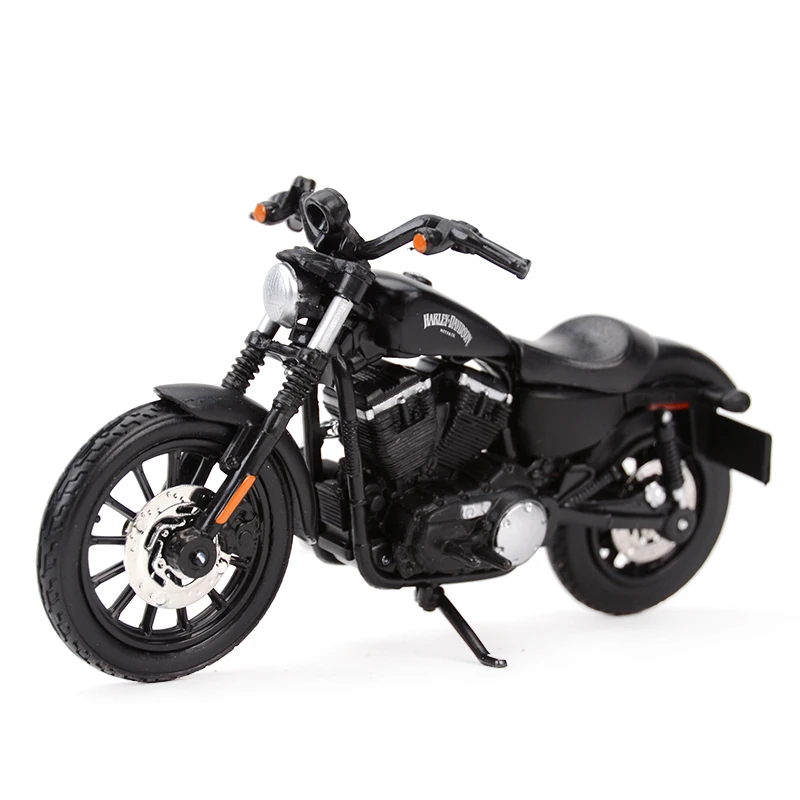 Maisto 2022-Harley Davidson Sportster Iron 883, vehículo fundido a presión, pasatiempos coleccionables, juguetes de modelos de motocicleta, 1:18