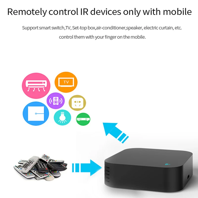 Tuya สมาร์ท WiFi IR RF รีโมทคอนโทรลสำหรับเครื่องปรับอากาศทีวีไฟฟ้าผ้าม่าน Smart Life ทำงานร่วมกับ Alexa Google บ้าน