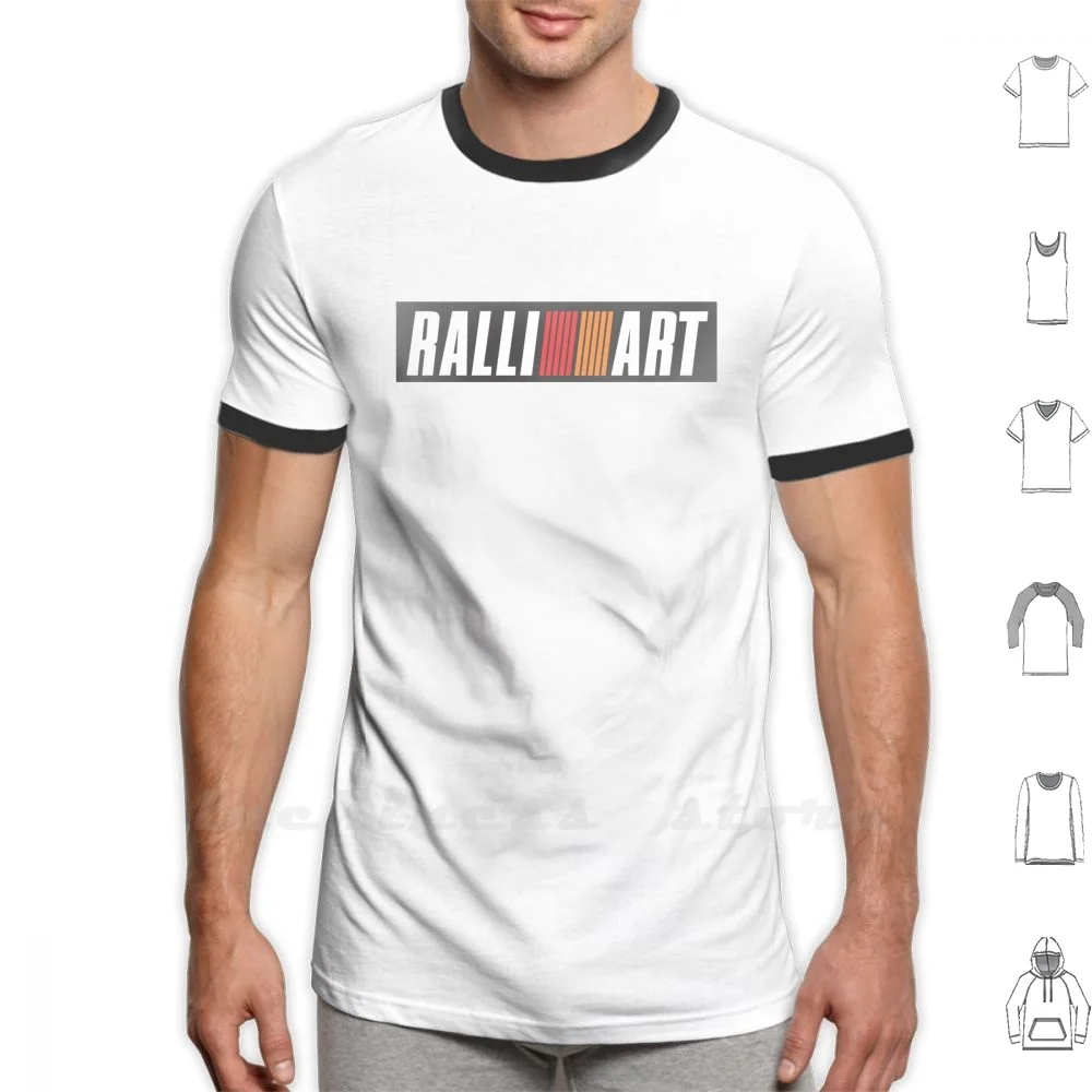 Ralliart Merchandise T Shirt Ringer Cotton Ralliart Ralliart Gift Ralliart Merchandise Ralliart Stuff Mitsubishi Evo Lancer Jdm