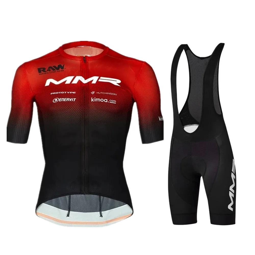 

2021 MMR FACTORY RACING TEAM Men's Cycling Jersey Short Sleeve Bicycle Clothing With Bib Shorts Ropa Ciclismo