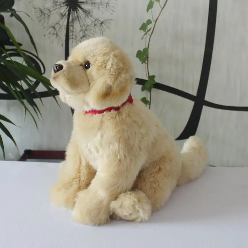 quality simulation animal Labrador Retriever plush doll mini Puppy dog Plush Toy for children gift decoration 32cm DY50753