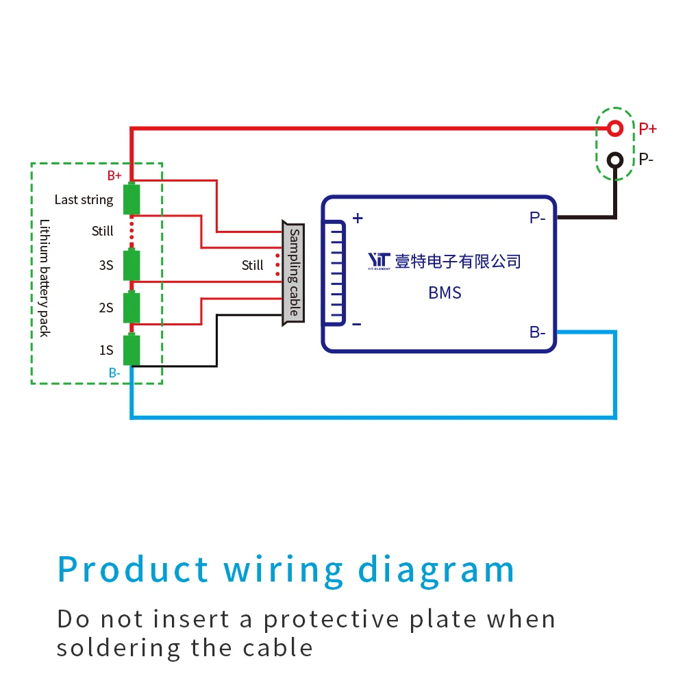 بطارية ليثيوم, بطارية ليثيوم 7S 24V 3.7V حماية الطاقة لوحة حماية درجة الحرارة وظيفة معادلة حماية التيار الزائد BMS PCB