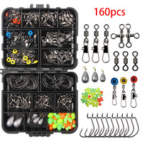 Fishing Tackles Set Professional Replacement Fittings Outdoor Fisherman Angling Kit Accessories with Storage Box