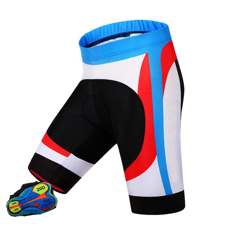 Men Bicycle short Pants  Bike Downhill Slope Trousers Tights Sports Wear Professionally Team 20D Gel Padded Cycling Shorts