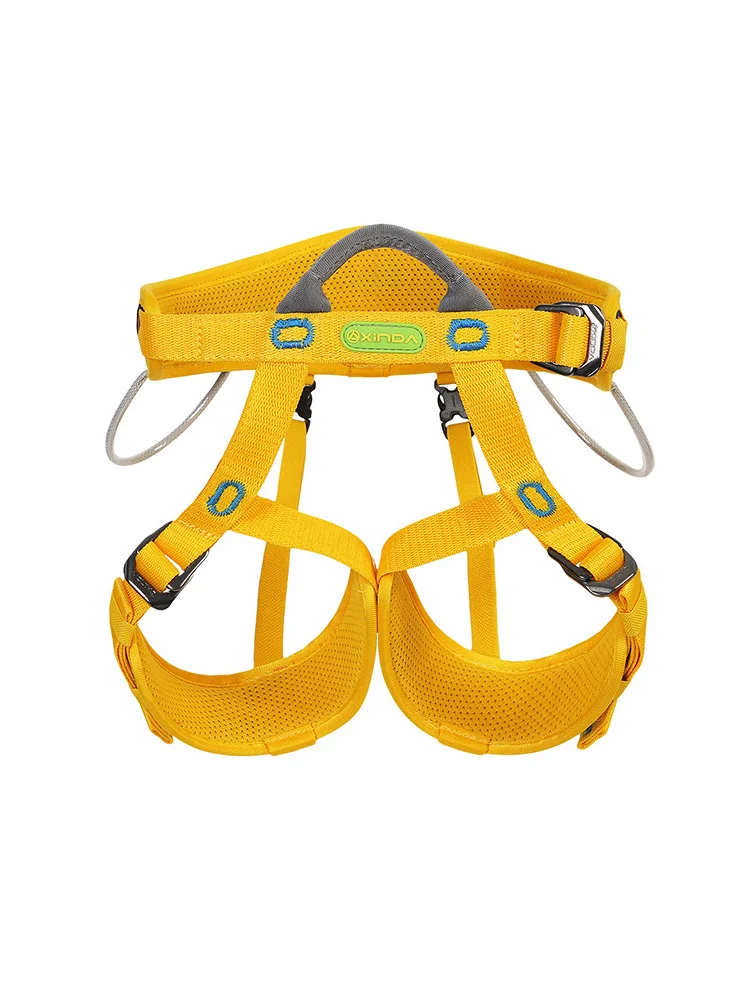 Xinda outdoor Children Half Body imbracatura di sicurezza cintura di protezione per arrampicata su roccia mezza imbracatura per adulti attrezzatura