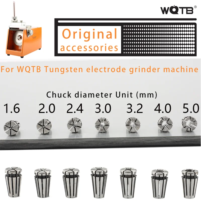 WQTB Tungsten electrode grinder Machine Accessories Grinding disk motor chuck handle