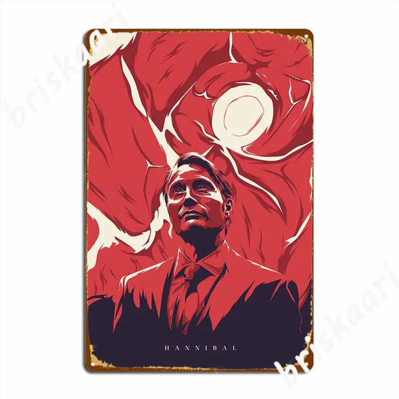 Hannibal Series Metal Plaque Poster Printing Wall Decor Cave Pub Club Party Tin Sign Posters