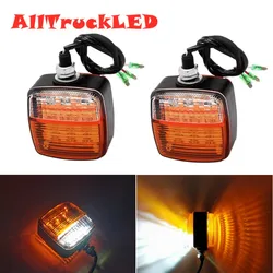 1pair universal 10-80v 12v 24v 48v led forklift tail lights folklift Turn Signals lights stop lights Reverse light warning light