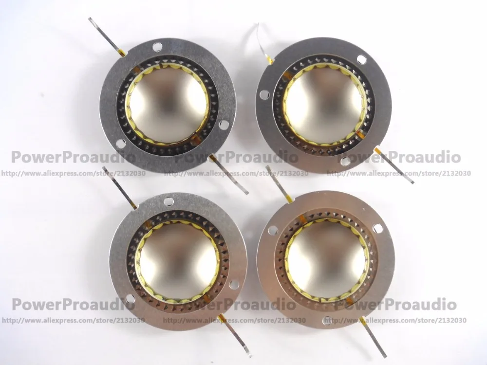 4 peças 2425,2527,2426,4604,2420 j,2426j, 2427j, diafragma 8 ohm vc 44.4mm fio plano de alumínio puro