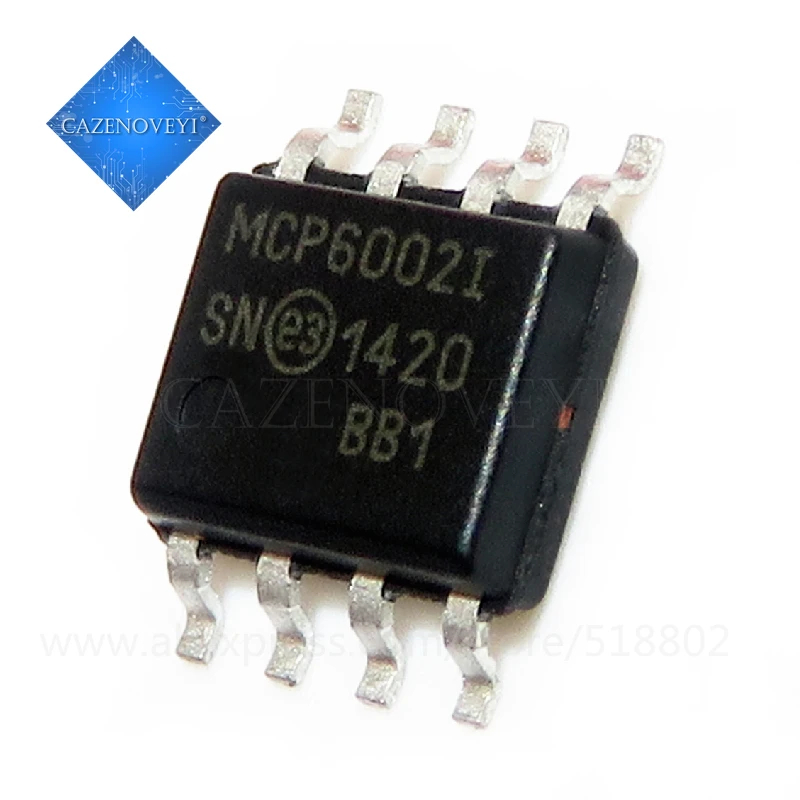 1pcs/lot MCP6002-I/SN MCP6002I MCP60021 MCP6002 SOP-8 In Stock