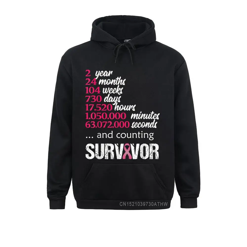 

Two 2 Years Survivor Breast Cancer Awareness Gift 2019 Hooded Tops Men Sweatshirts Women Hoodies Special Clothes Custom