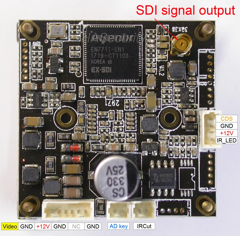 SDI HD-SDI EX-SDI 1080P @ 30FPS 1/2.8