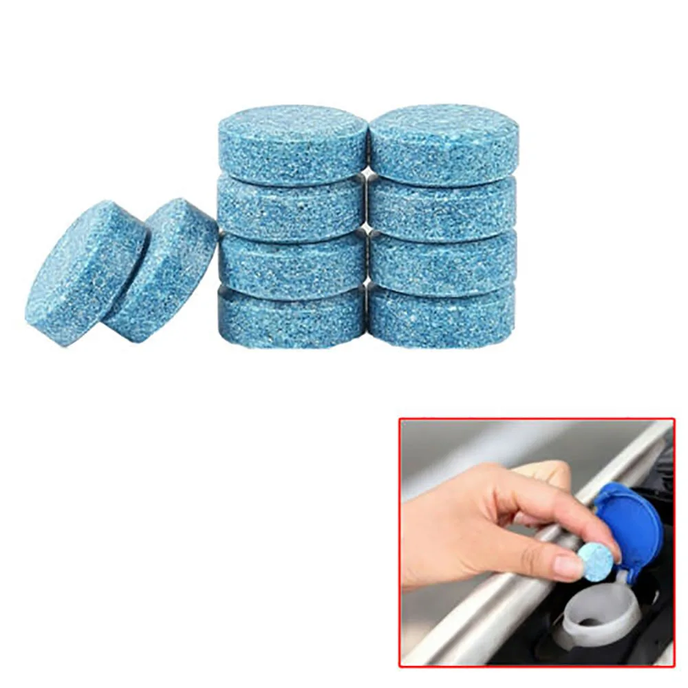 20pcs/pack(20pcs=80L Water)car Windshield Wiper Glass Washer Auto Solid Window Cleaner Effervescent Tablets Car Accessories