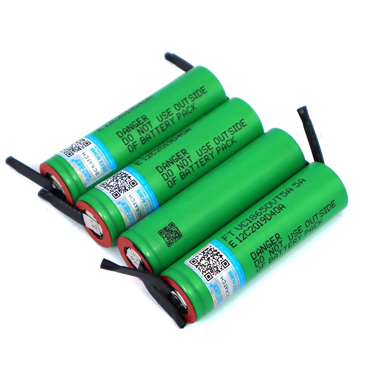VariCore VTC5A 2600mAh 18650 batería de litio 30A descarga 18650VTC5 baterías + hojas de níquel DIY