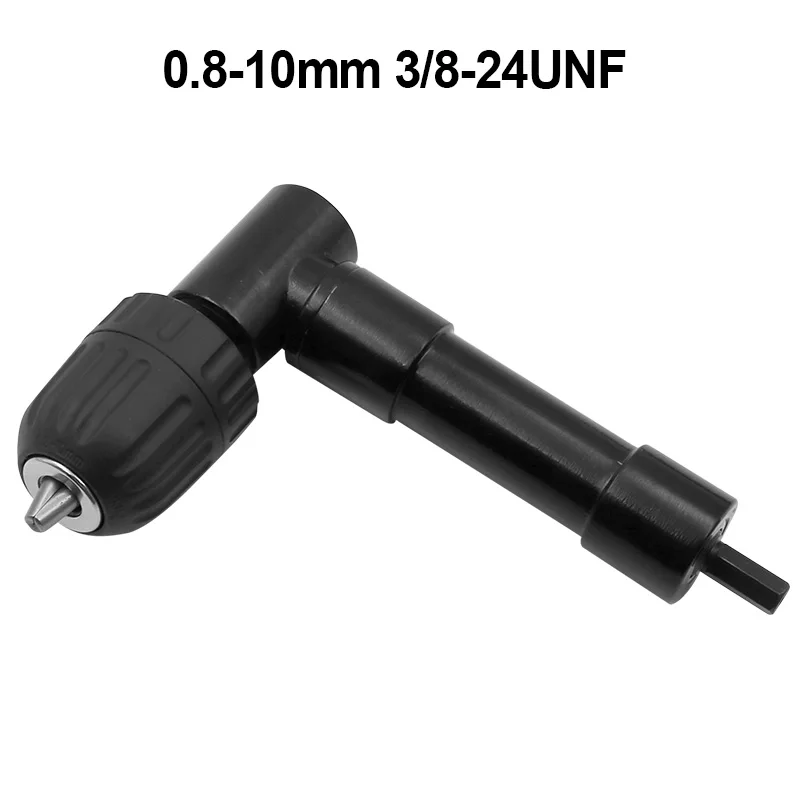 90 gradi Ad Angolo Retto trapano Elettrico Keyless mandrino a tre griffe angolo Trapano a Percussione Adattatore Ad Angolo Retto Bend Adattatore di Estensione