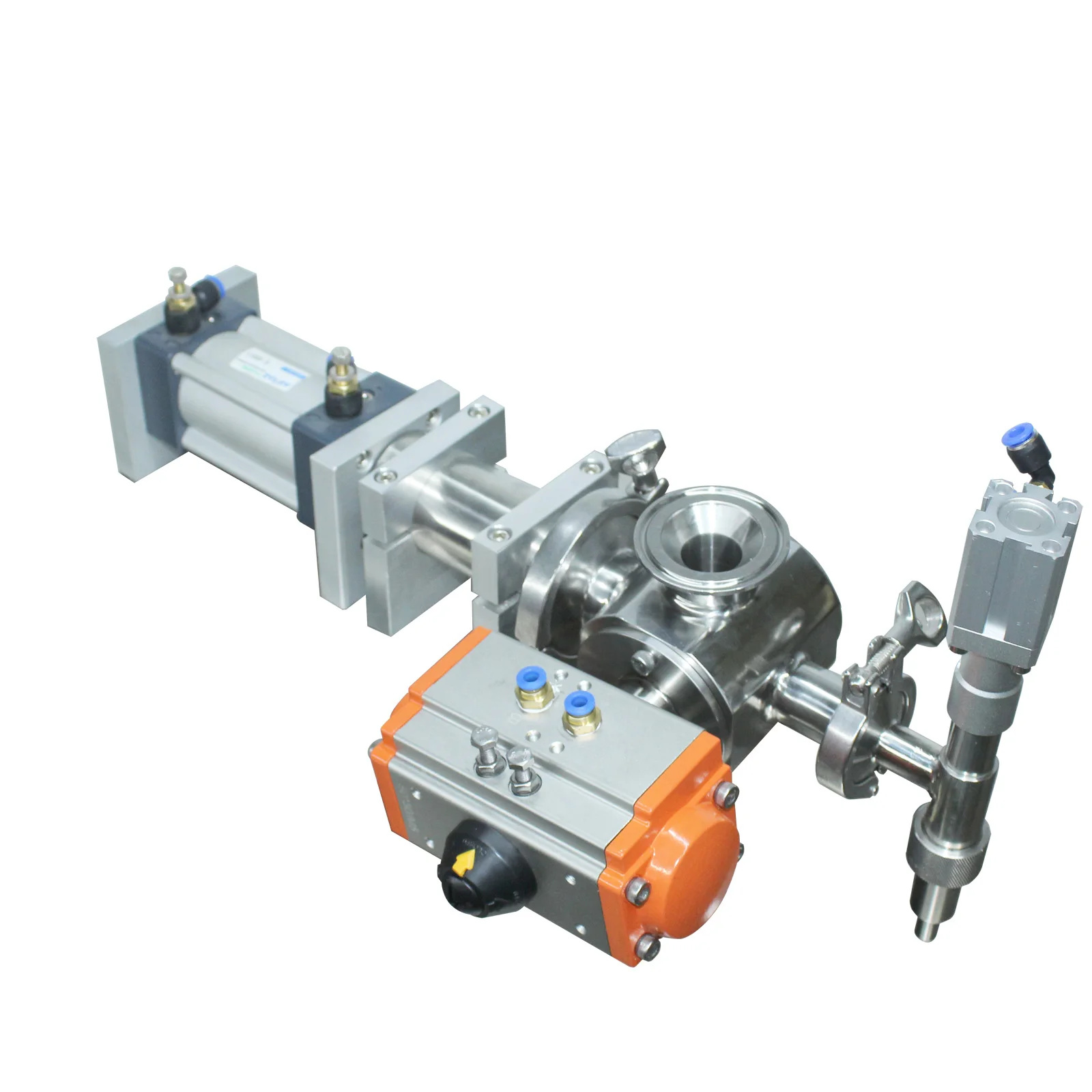 Piston Filling Machine Filler head Piston Pipe Air Cylinder Rotary Valve with Accurator Table style Bottle Filler Bottling equip