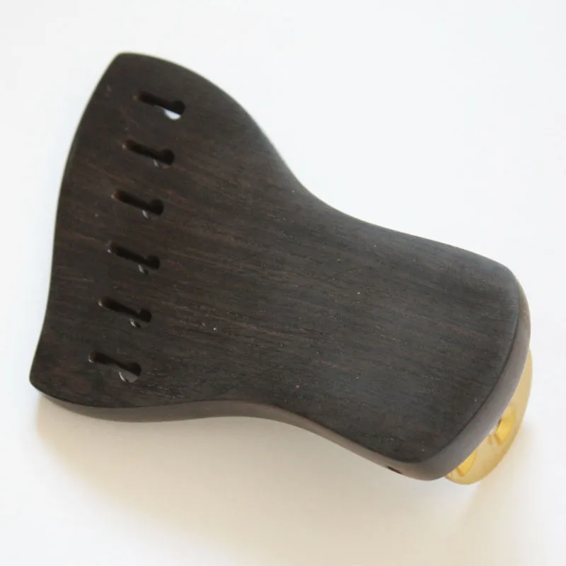 Solid short ebony tailpiece for archtop guitar