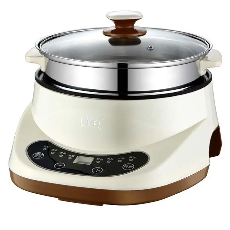 Thông Minh Điện Đa Chức Năng Nấu Nướng Chảo Rán Điện Hộ Gia Đình Không Dính Ký Túc Xá Cháo Làm Xông Hơi