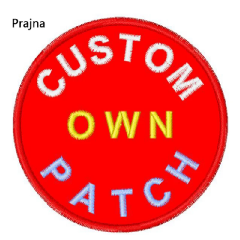 Wholesale Custom Patches Logo Embroidered Patches on Clothes DIY Iron on Sew on Patches For Clothing Stickers Applique