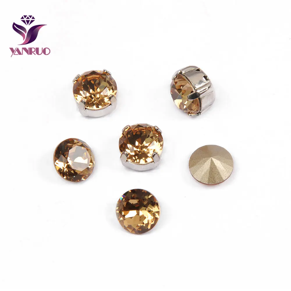

YANRUO 1357 блестящие вырезы, все размеры, искусственный топаз Колорадо, блестящие камни и кристаллы, точка заднего вида