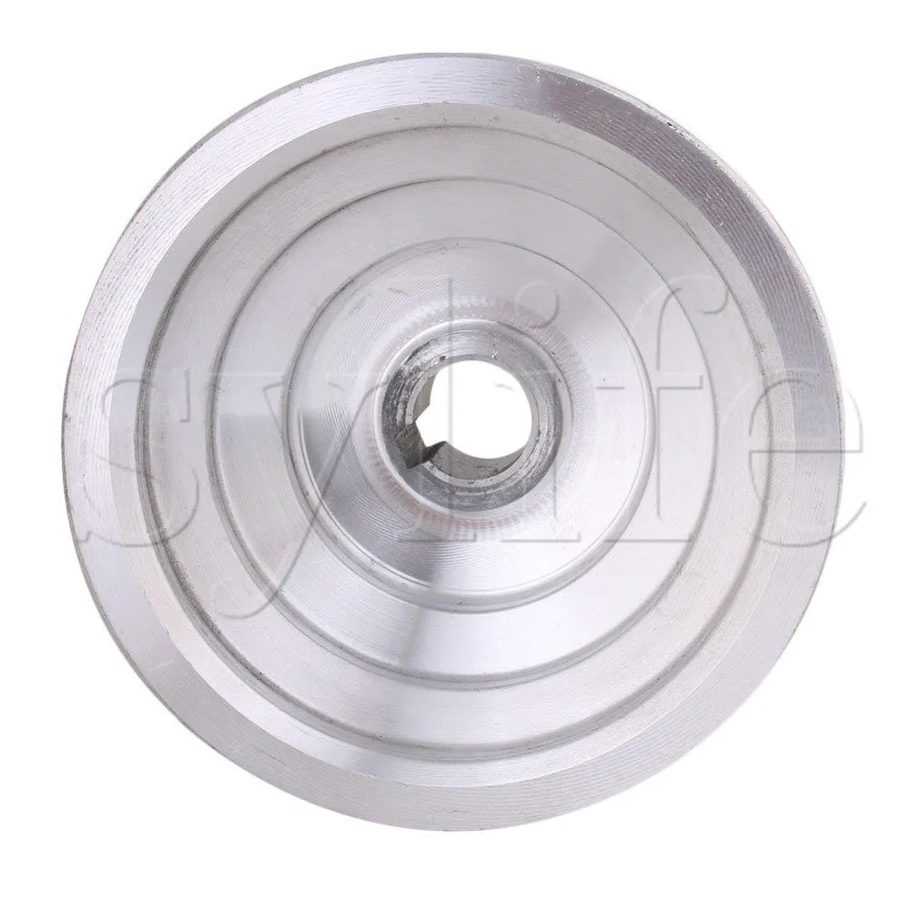 24mm Bore 54mm-150mm Outter Dia Aluminum 5 Slot A Type V-Shaped Pagoda Pulley 5 Step Pulley Belt 12.7mm Belt Width