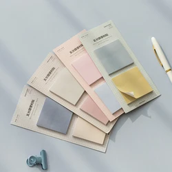 60 Sheets Morandi Color Sticky Notes Memo Pad Korean Ins Index Bookmark Page Flags Planner Stationery Office School Supplies