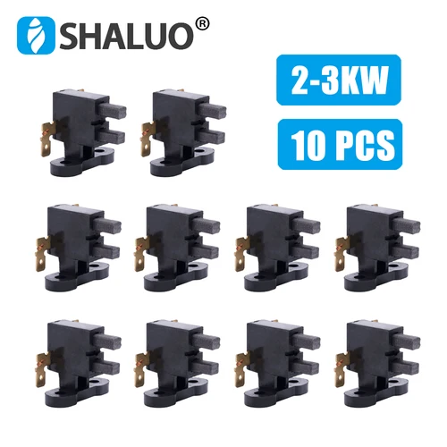 10 Uds 4 Uds 3kw 8kw generador de gasolina soporte de cepillo de carbono cobre carbono regulador de Motor eléctrico cepillos generador Accesorios
