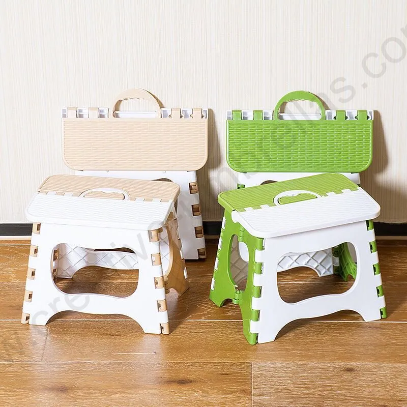 Portable folding bench portable Mazar plastic folding car chair simple small stool outdoor fishing adult children's home using