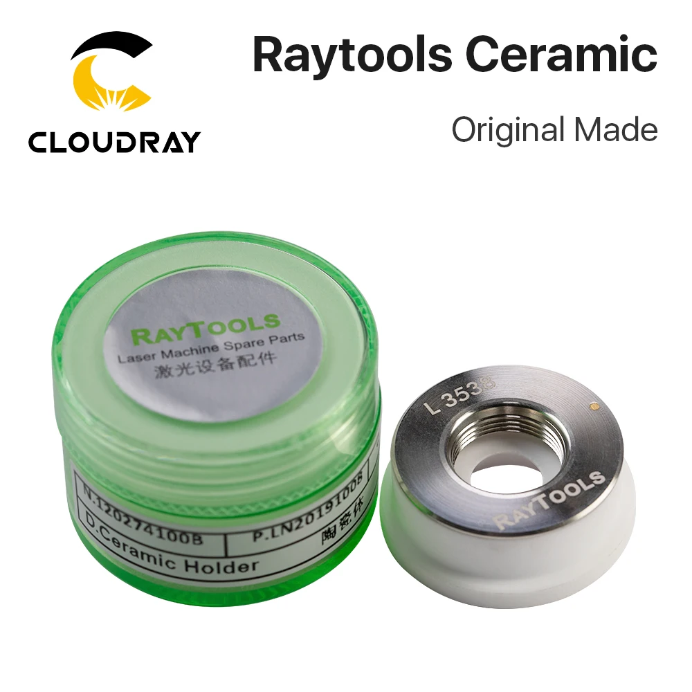 Cloudray Original Made Raytools Laser Ceramic Dia.32mm Uchwyt dyszy do Raytools Fiber Laser Cutting Head Nozzle Holder