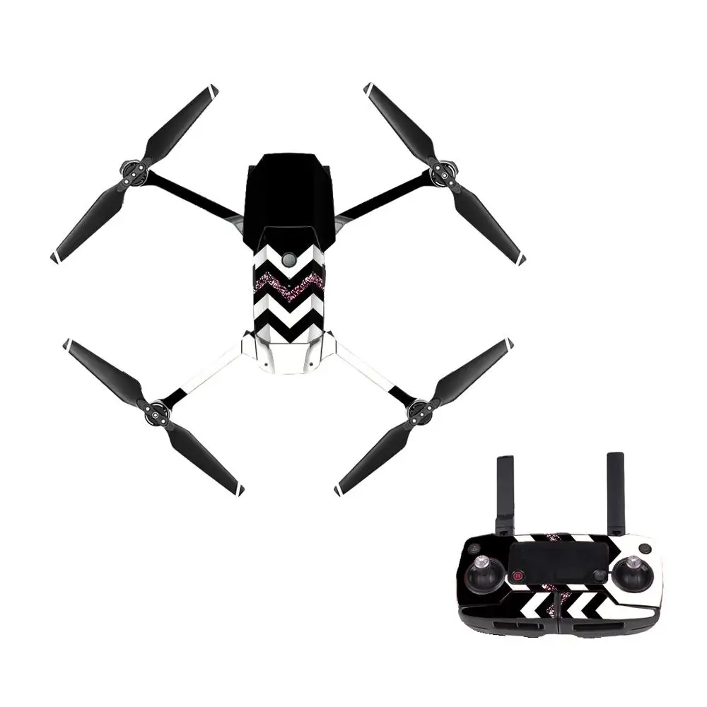 Trend Style 9 Decal Skin Sticker For DJI Mavic Pro Drone + Remote Controller + 3 Batteries Protection Film Cover